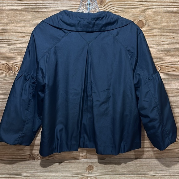 Size M Ipse Front Zip 3/4 balloon sleeve Jacket - Picture 3 of 9